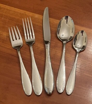 Oneida CAMBER CRESTA Windswept Scroll Stainless Flatware - Choice - Image 1 of 3