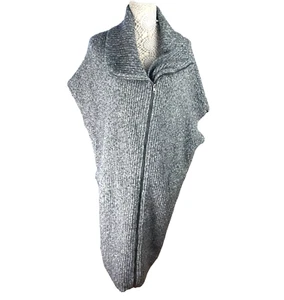 TU Mystery Jane Grey Sleeveless Cardigan Ribbed Women’s UK Size M - Picture 1 of 8