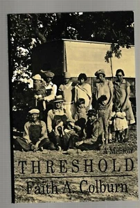  THRESHOLD, A Memoir,  Faith A. Colburn, Paperback, 2012, Nebraska - Bild 1 von 2