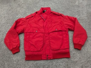 Vintage Field & Stream Jacket Mens Large Full Zip Windbreaker Snap Lined - Picture 1 of 12