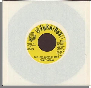 Donny Gross - The Last Cheatin' Song + What Would My Baby Say? - 7" 45 RPM! - Imagen 1 de 3