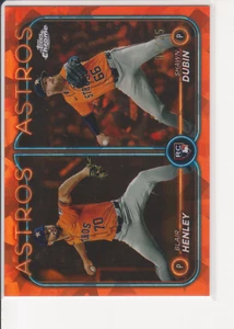 2024 Topps Chrome Update Sapphire Blair Henley Shawn Dubin #USCS252 Orange /25 - Bild 1 von 2