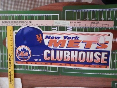 Placa New York Mets Clubhouse, MLB nova e vintage lote A - Imagem 1 de 4
