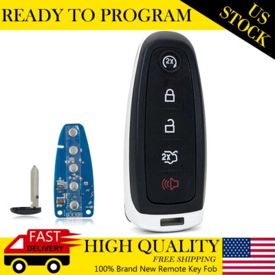 Para Lincoln MKS/MKT/MKX/Navegador Smart Prox Entrada sin llave Control remoto Coche Llavero 5B Foto 1 de 4