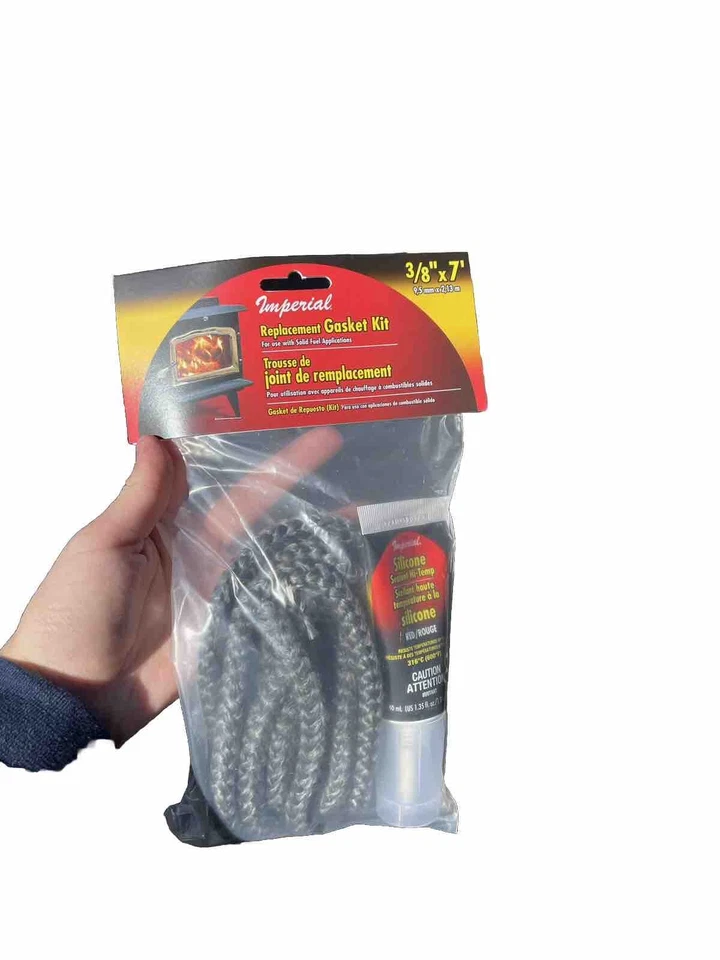 IMPERIAL GA0197 REPLACEMENT GASKET KIT 3/8" X 7' ROPE GASKET W/SEALANT 7372337 - Image 1 of 1