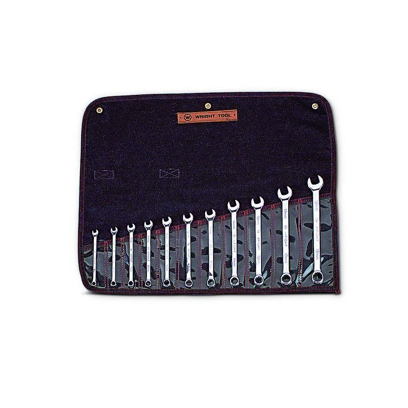 OPENBOX Wright Tool 950 Full Polish Metric 12 Point Combination Wrench Set 7mm -