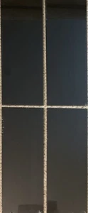 Confezione 4 Lavagne - Montaggio a Parete in Legno Senza Telaio 24” X 9,5” Nero Alto - Foto 1 di 4