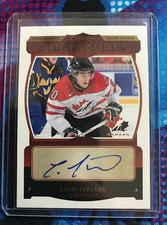 2015-16 O-Pee-Chee Team Canada Signatures Louis LeBlanc #TCS-LL Auto