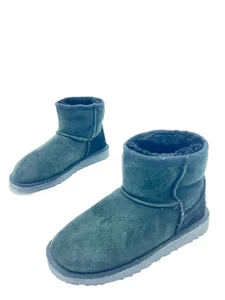 UGG AUSTRALIA CLASSIC MINI Botas Medias Negro Para Mujeres T.36 US.5 UK.3 - Imagen 1 de 5