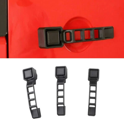 2 piezas manijas de puerta negras y manijas de puerta trasera para Jeep Wrangler JK 2007-2018 2 puertas Foto 1 de 4