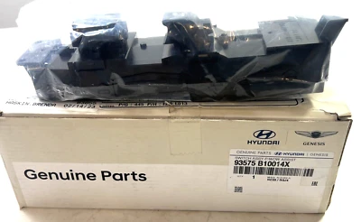 Conjunto de interruptor de ventana eléctrica genuino OEM Hyundai Kia 2014-2016 93575B10014X Foto 1 de 4