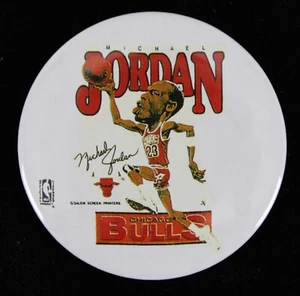 1990s Michael Jordan Chicago Bulls 2 1/4" Pinback Button - Picture 1 of 1