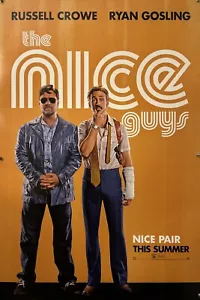 THE NICE GUYS Original One Sheet Movie Poster - 2016 - GOSLING/CROWE - Picture 1 of 5