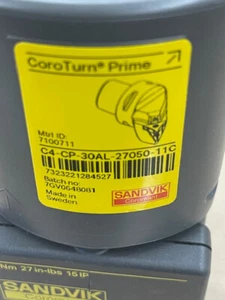 NEW SANDVIK C4-CP-30AL-27050-11C MODULAR  TURNING & PROFILING HEAD, LEFT HAND - Picture 1 of 2