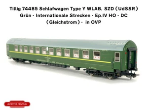 Tillig 74485 - Schlafwagen Type Y WLAB, SZD СЖД UdSSR CCCP HO / DC / in OVP - Bild 1 von 7