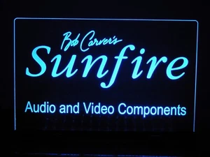 SUNFIRE ETCHED ACRYLIC LED SIGN - Picture 1 of 7