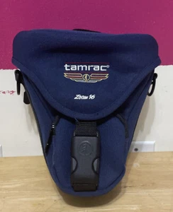 TAMRAC ZOOM 16 5516 NAVY BLUE TOP LOADING DIGITAL BRIDGE CAMERA/SLR CASE/BAG - Picture 1 of 7