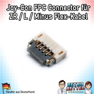 FPC Sockel ZR L Minus Joy-Con Flex Kabel Anschluss Nintendo Controller Platine - Bild 1 von 5