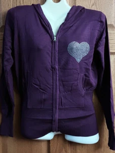 Maglione con cappuccio donna/young Miss moda/cerniera/manica lunga taglia grande NUOVO - Foto 1 di 5