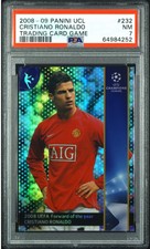 2008-09 Panini UCL TCG Forward of the Year #232 Cristiano Ronaldo PSA 7 Low POP!