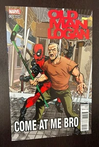 OLD MAN LOGAN #1 (Marvel Comics 2016) -- Limited Come At Me Bro DEADPOOL Variant - Picture 1 of 2