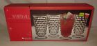 Vintage 4pc Indiana Glass Whitehall 14oz Crystal Clear Cooler Drinking Set 4459