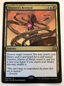 MTG Aether Revolt Tezzeret’s Betrayal 191/184 NM Rare - Picture 1 of 2