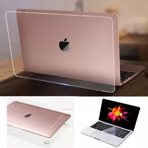 Crystal Clear HardShell Protective Case for MacBook Air Pro 11 13 14 15 16 M1 M2 - Picture 1 of 11