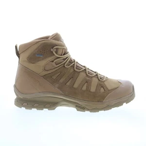 Salomon Quest Prime Forces GTX EN 416816 Mens Brown Leather Tactical Boots - Picture 1 of 4