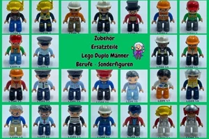 LEGO DUPLO - FIGUR MANN - Polizist, Bauarbeiter, Sonderfiguren usw. zur Auswahl - Bild 1 von 163