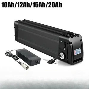 Silverfish Series 36V 48V 52V Electric Bicycle Battery Aluminum Li-lon Battery - Picture 1 of 8
