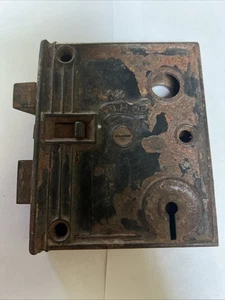 Antique Square Lock No Key Square - Picture 1 of 6