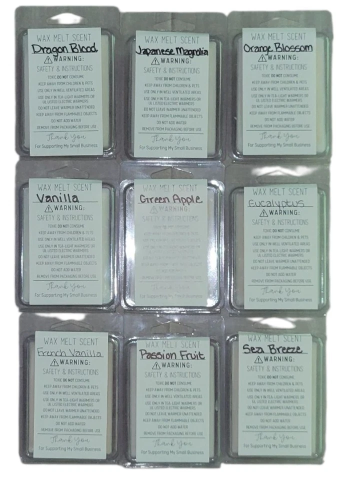 Scented Soy Wax Melt 6 Cubes (Choose Scent) - Image 1 of 1
