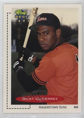 1991 Classic Best Minor League Ricky Gutierrez #55 - Image 1 of 2