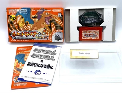 Pokemon Fire Red Japanese GameBoy Advance Authentic GBA Boxed Wireless adapter - Image 1 of 4