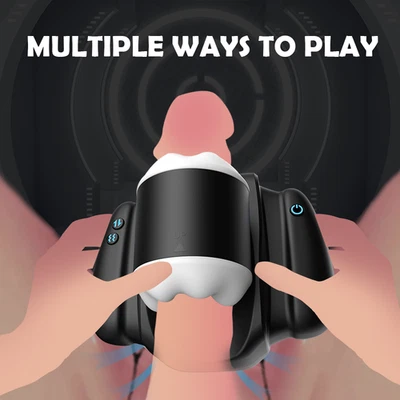 Male Masturbaters Automatic Thrusting Stroker Men Pocket Pussy HandsFree Sex Toy - Image 1 of 4