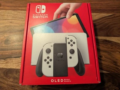 Nintendo Switch OLED-Modell 64GB - Weiß Neuwertig + extra Joycons - Bild 1 von 4