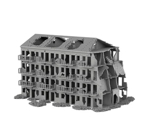 Pavlov House Stalingrad Eastern Front - WWIIRu 3D PRINTED Wargame Terrain Bolt - Picture 1 of 5