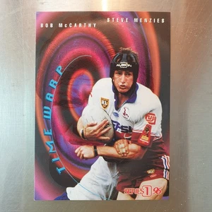 1996 NRL Dynamic Series 1 Time Warp McCarthy & Menzies Card TW7 Manly - Picture 1 of 2
