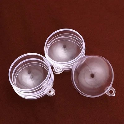  Palla di immagazzinaggio di caramelle di plastica della sfera vuota trasparente - Immagine 1 di 4