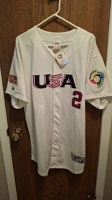Camiseta Derek Jeter Team USA WBC Majestic 2006 Talla 48 Foto 1 de 4