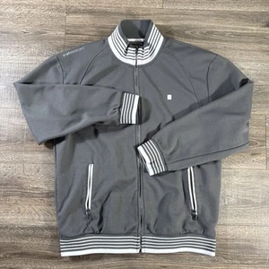 VTG ECKO UNLTD Jacket Mens Extra Large Gray Track zip 90s Y2K Streetwear Hip Hop - Picture 1 of 15