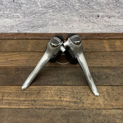 Vintage Shimano Ultegra ST-6510 Flight Deck 2x9 STI Shifters Japan Road Bike - Image 1 of 4