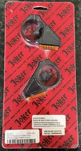 Joker Machine - 05-301-1 - Rectangle LED Fork Mount Turn Signals, 41mm - Black - Picture 1 of 1