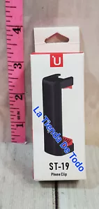 CLIP DE TELÉFONO SOPORTE ANTIDESLIZANTE ABRAZADERA DE MONTAJE ZAPATO FRÍO Y TORNILLO DE TRÍPODE PARA LEER ST-19 - Imagen 1 de 9