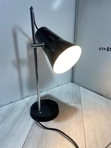 Lámpara de mesa vintage años 70 naranja ascenso y caída 15" ¿Francesa Europea? - Imagen 1 de 14