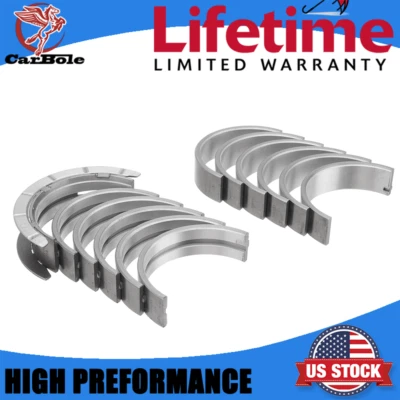 Engine Main Rod Connecting Bearing Set Fits Chevrolet GMC Hummer Isuzu 3.5L 3.7L - Image 1 of 4