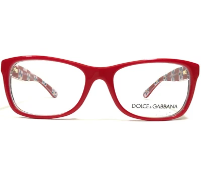 Оправа для очков Dolce & Gabbana Petite DG3231 3129 ярко-красная ромашка 48-15-130 - Изображение 1 из 4