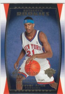 2004-05 Trevor Ariza SP Game Used GOLD ROOKIE Parallel /50 - #119 Lakers Knicks