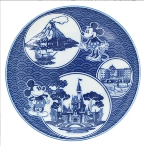 Tokyo Disney Resort Keramik Teller japanisches Muster 2 Mickey 6,5 Zoll in de... - Bild 1 von 3